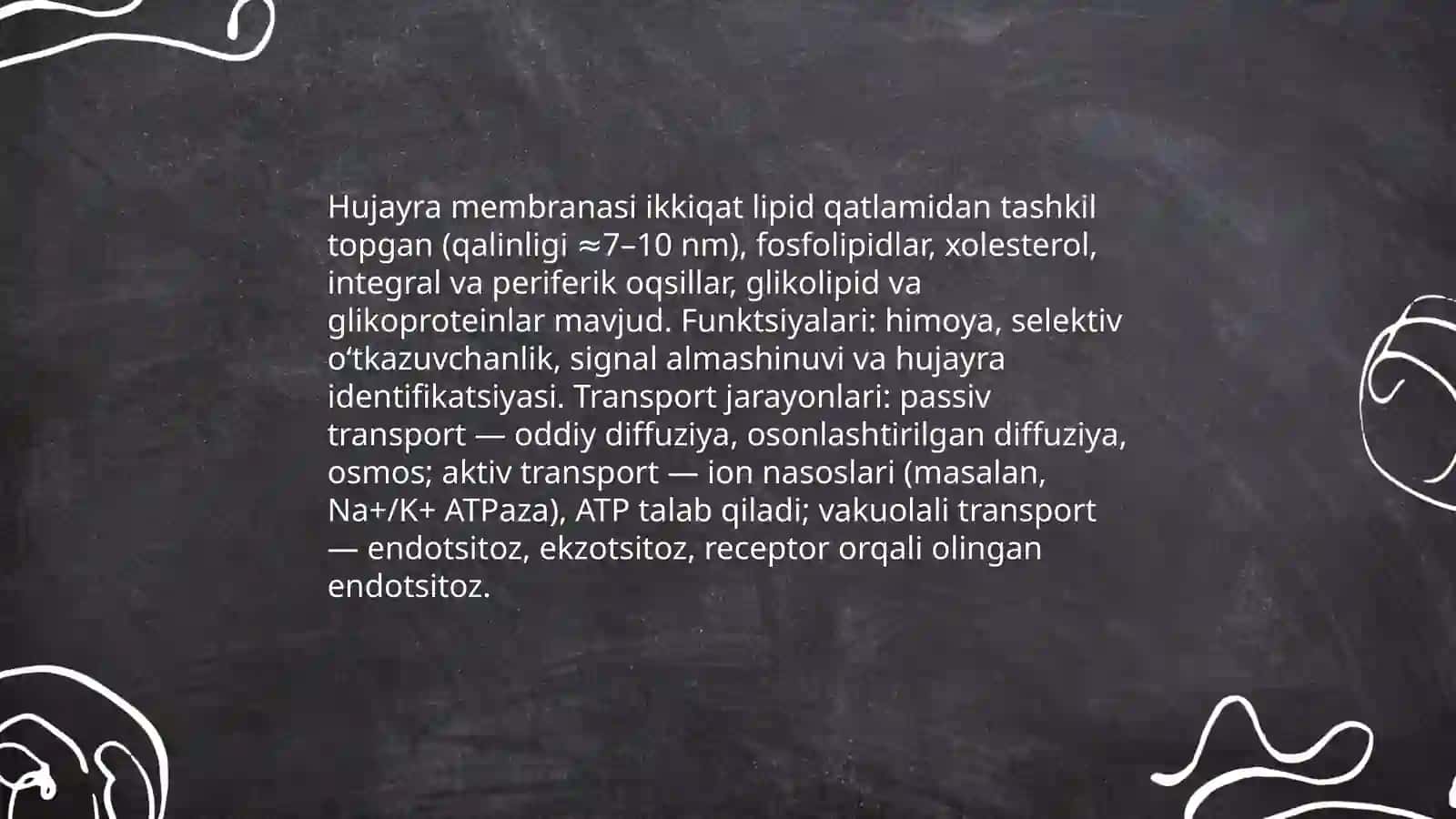 Hujayra tuzilishi va oziqlanishi 4