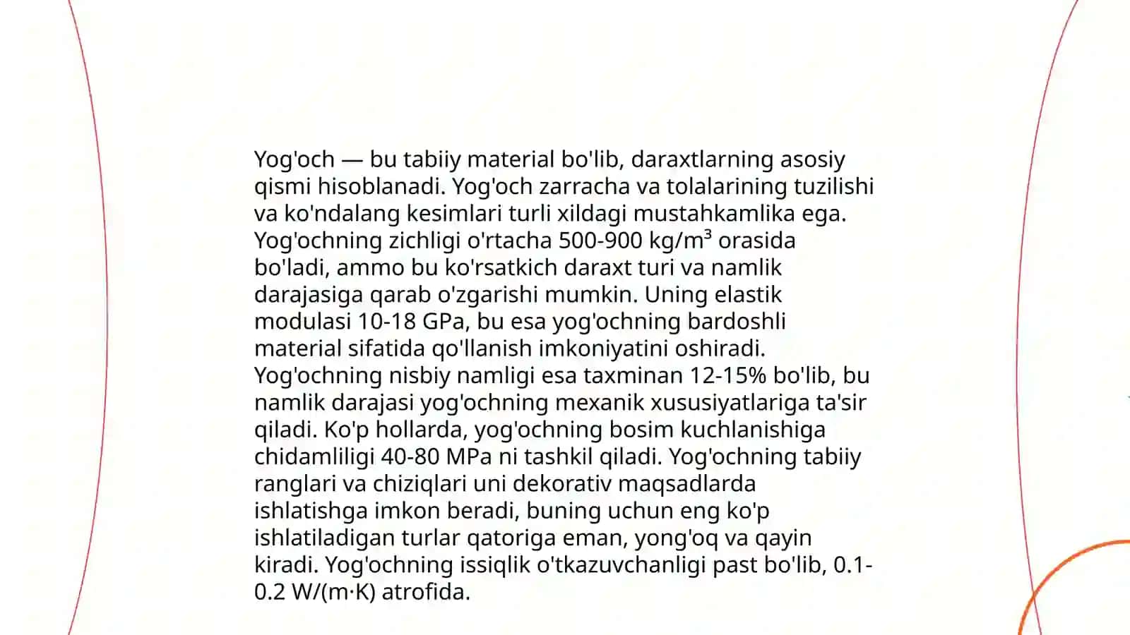 Yog'och turlari 4