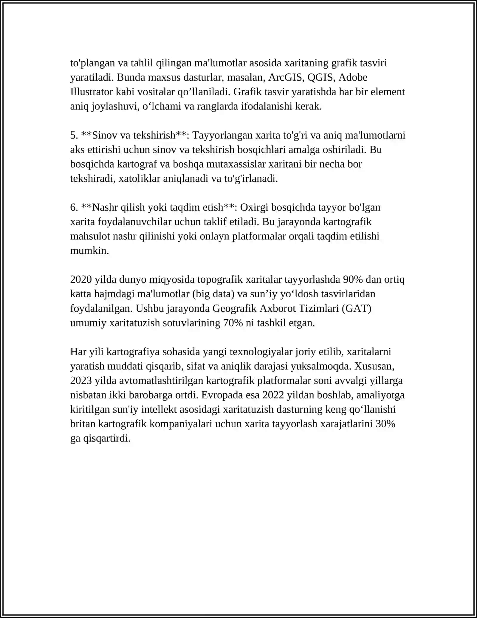 GEOGRAFIYA TA'LIMIDA DIDAKTIK KO'RGAZMA QUROLLAR TAYYORLASH VA TAHLIL QILISH 4