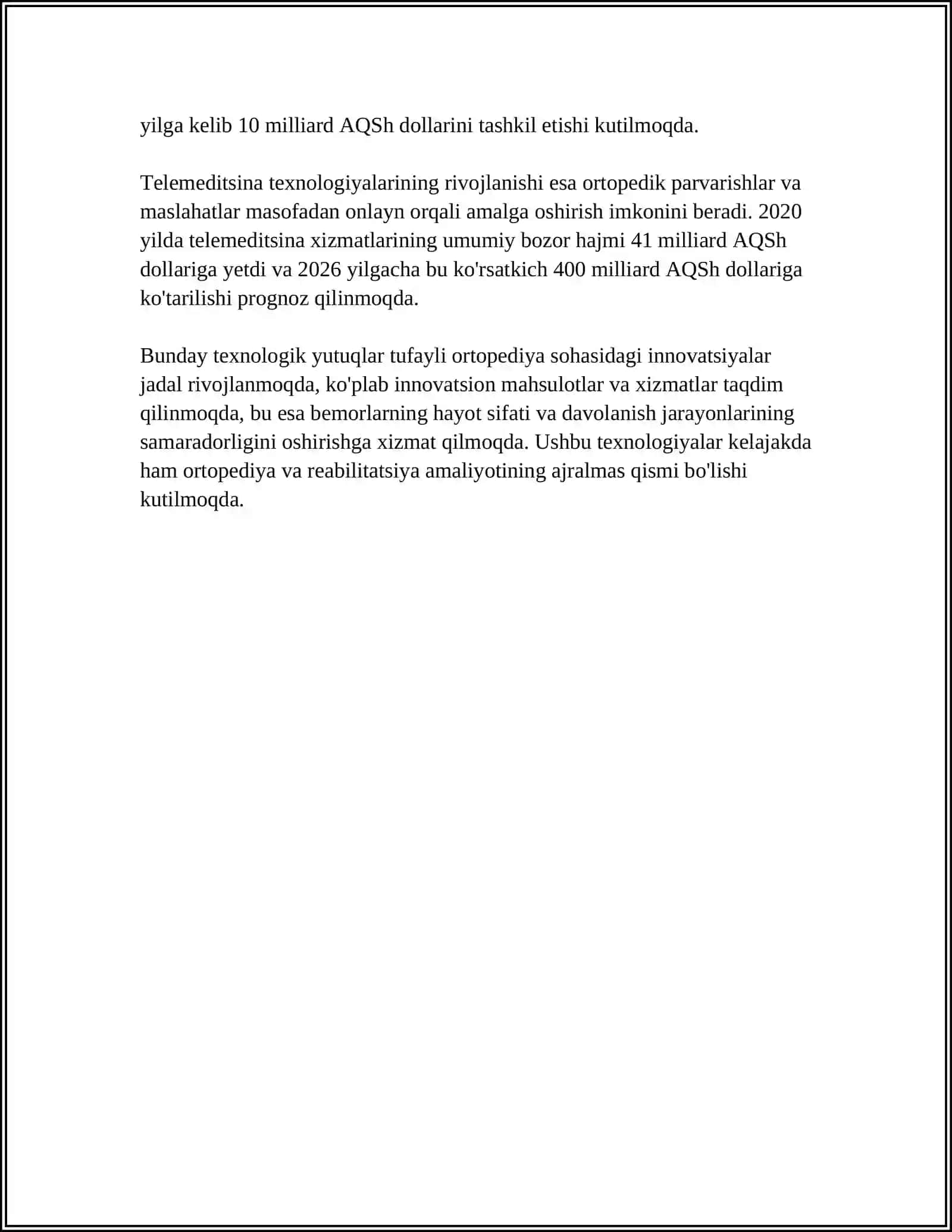 ZAMONAVIY ORTOPEDIYA YUTUQLARI 4