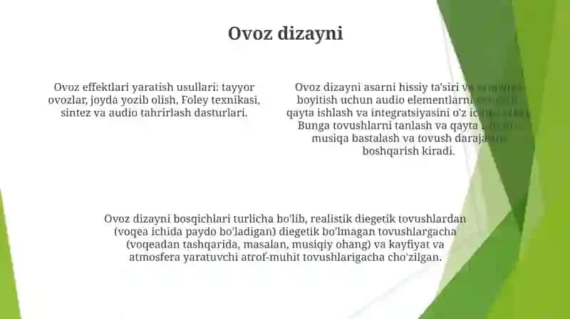 Badiiy asarni sahnalashtirish turlari va uni qo'yib ko'rsatish metodlari 4