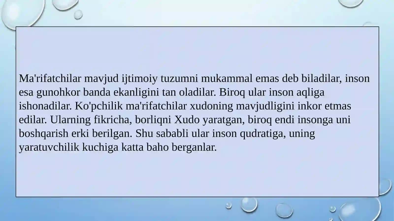 XVI – XVIIIasrlardaYevropadama’rifatchilikasri 4