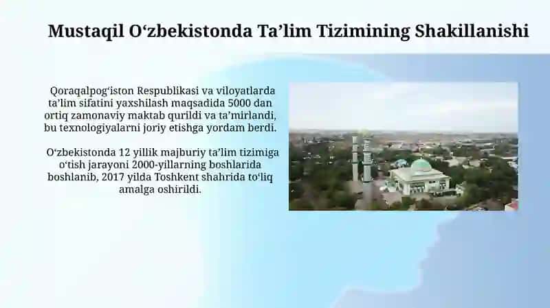Mustaqil O'zbekistonda ta'lim va pedagogik fikr taraqqiyoti 4
