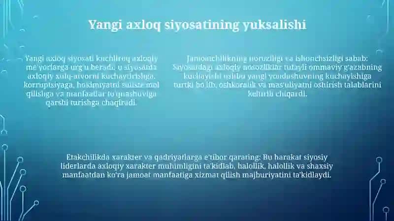 Siyosatda Professional Etika Va Yangi Axloq Siyosati 4