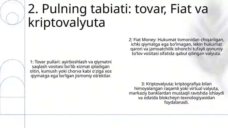 Pul Konsepsiyalari Va Pul To'G'Risidagi Nazariyalar 4