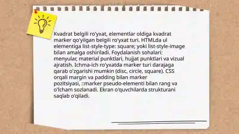 Belgili ròyxat turlari 4
