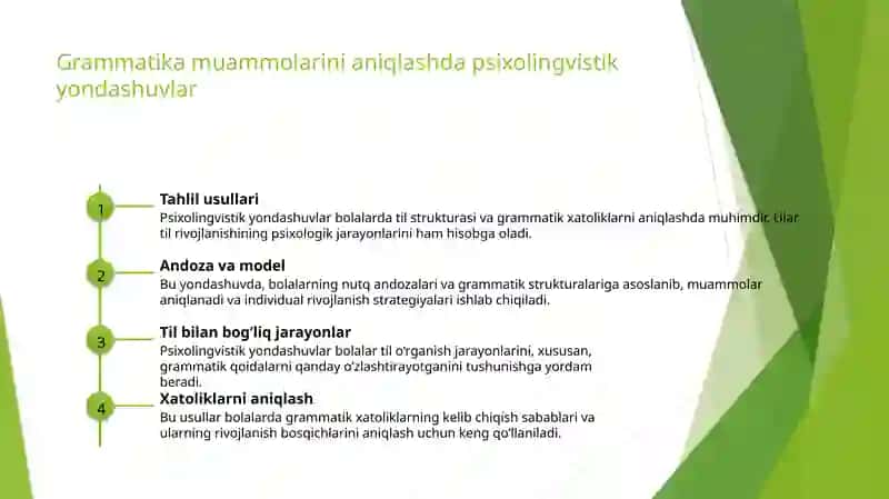 Nutqning grammtika qurilishida kamchiliklari bo'lgan bolalar bilan korreksion rivojlantiruvchi ish usullarini tanlash 4