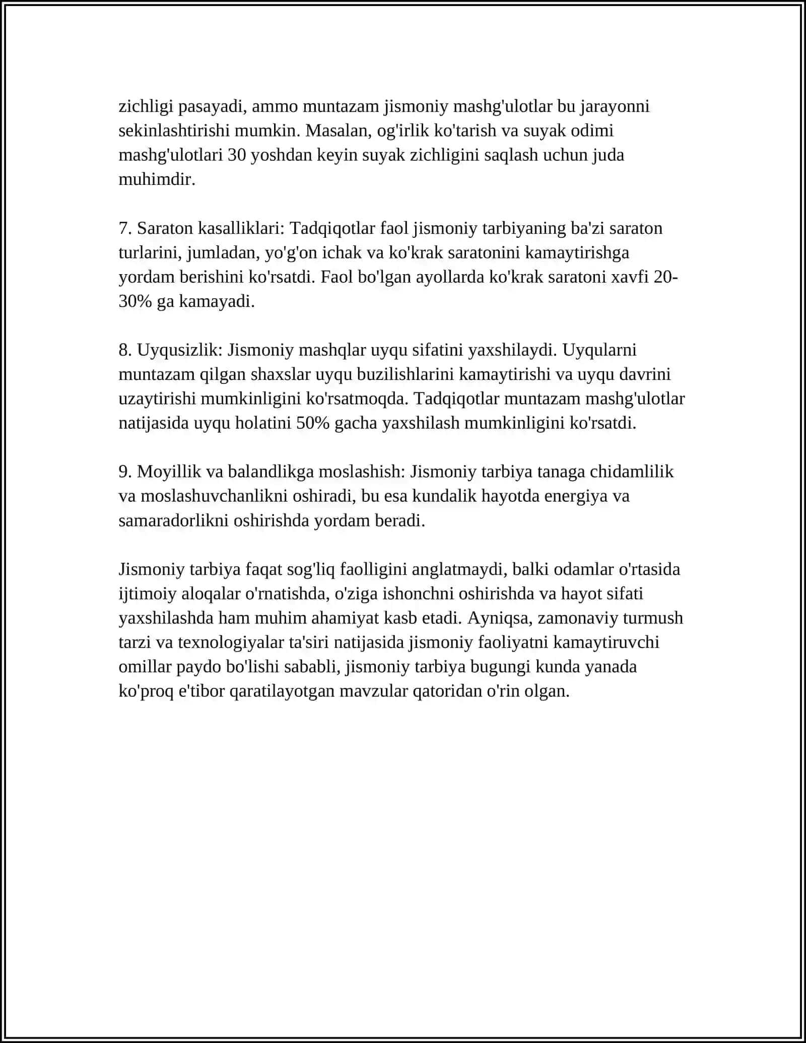 JISMONIY MADANIYATNING JAMIYATDAGI ASOSIY FUNKSIYALARI 4
