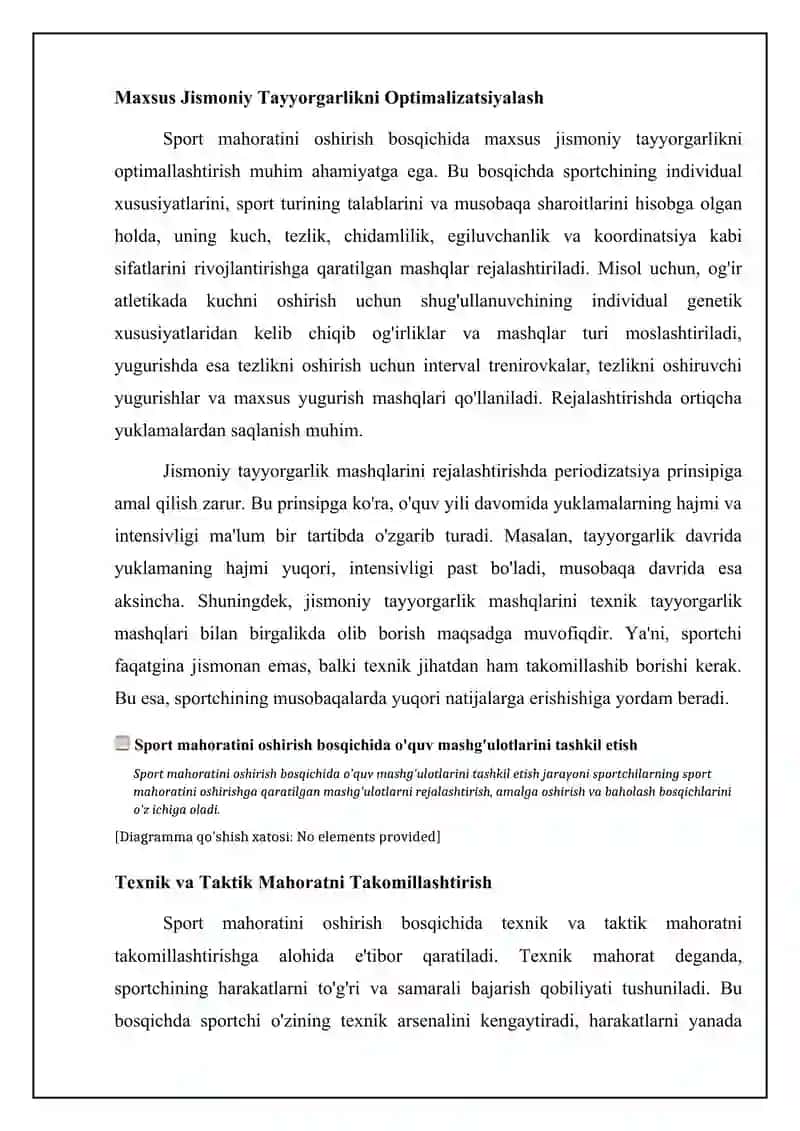Sport mahoratini takomillashtirish bosqichida mashg‘ulotlarni tashkil etish 4