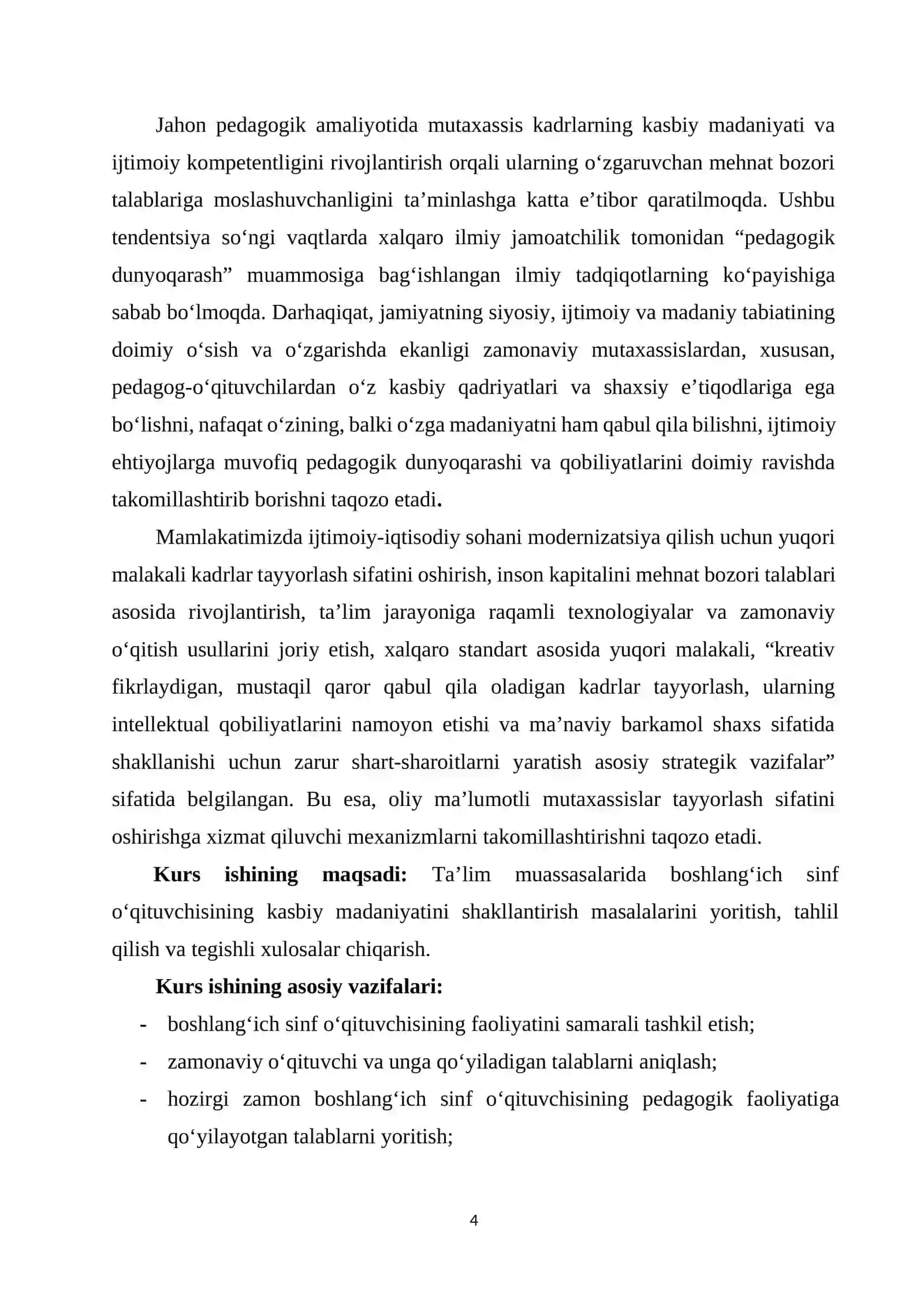 Boshlang‘ich sinf o‘qituvchisining kasbiy madaniyati 4