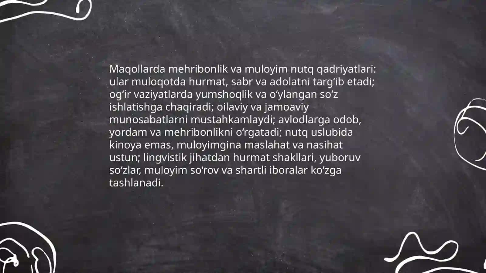 O‘zbek xalq maqollarida nutiq odobining aks etishi 4