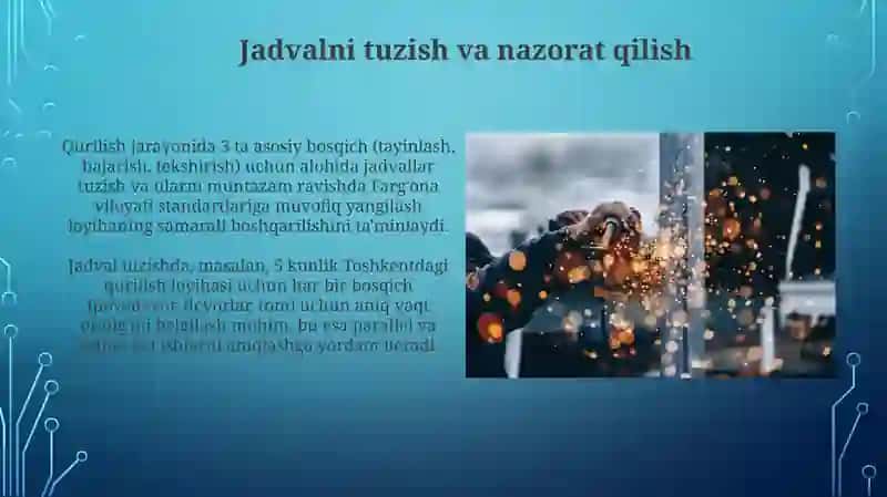 Qurilishni parallel va ketma-ket usulda tashkil etish asoslari 4