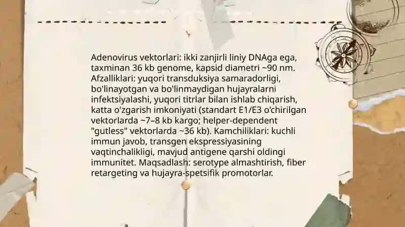 Virus vektorlari: turlari va xususiyatlari 4