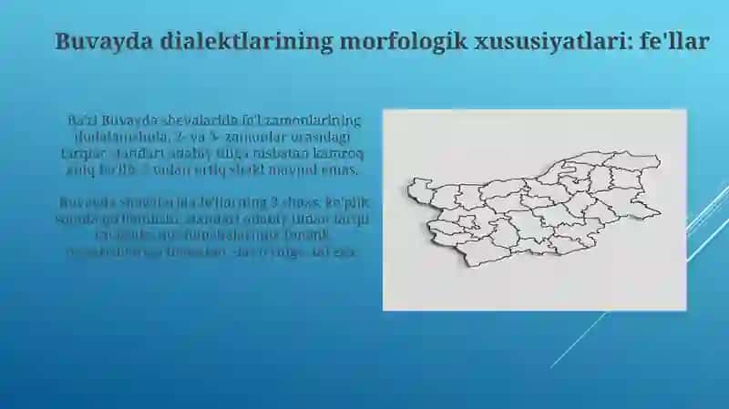 Buvayda Tuman Shevalari Morfologiyasi 4