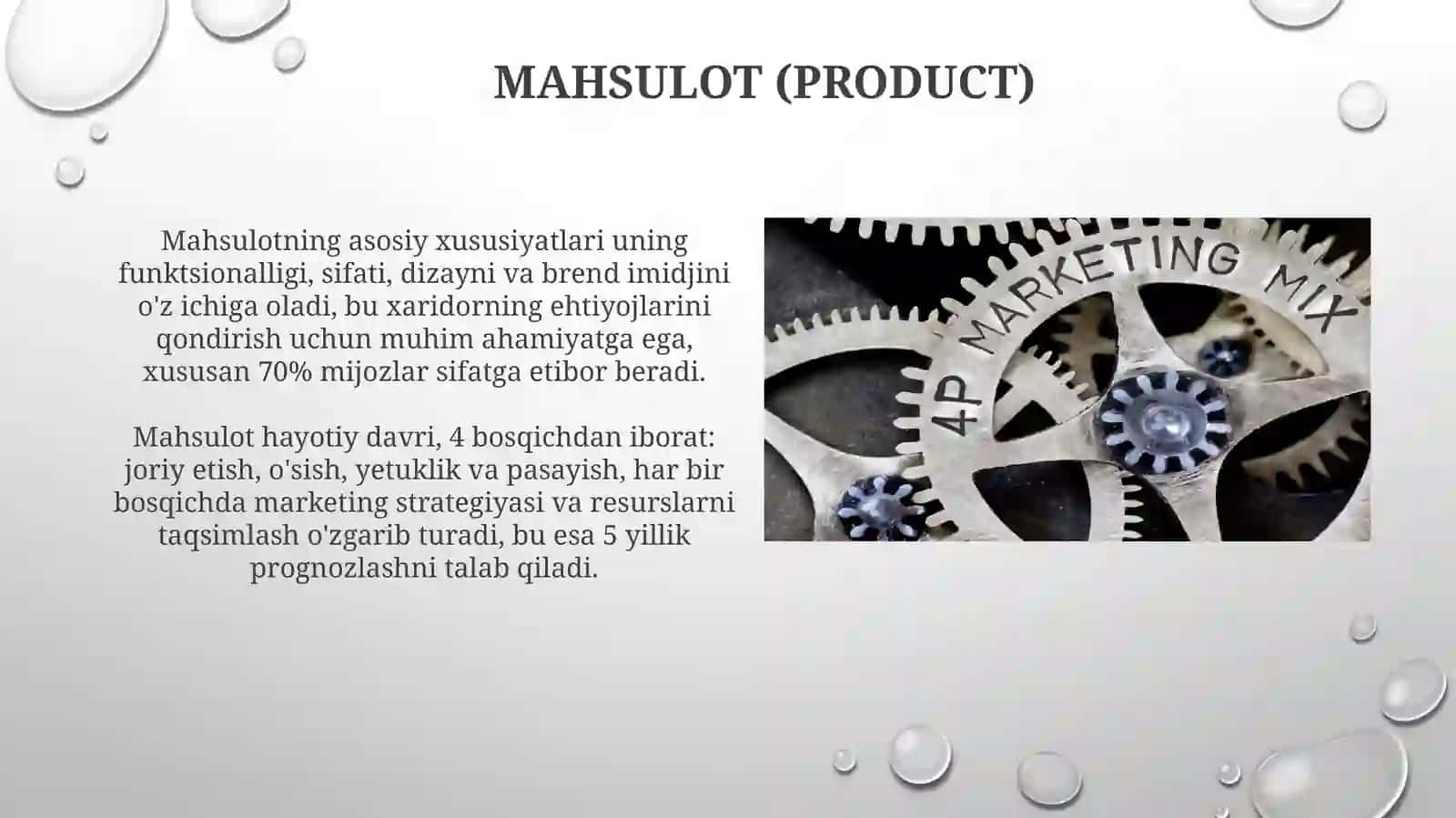 Marketing-mix-4P modeli 4