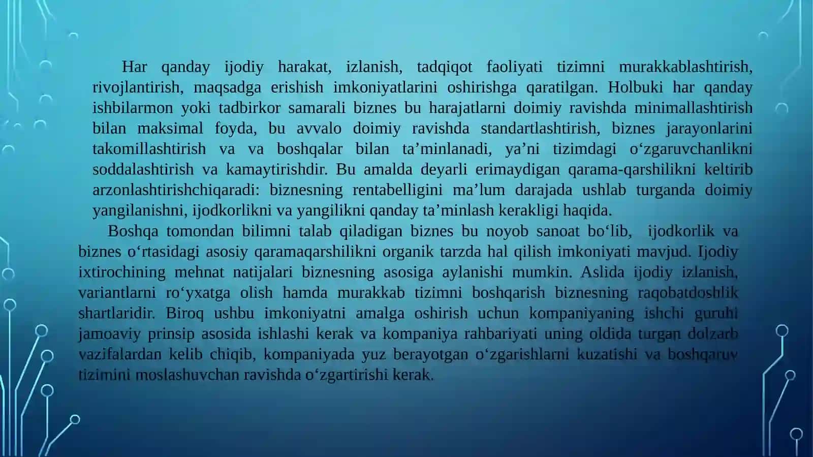 Innovatsion loyiha jamoasi: startapdan korporatsiyagacha 4