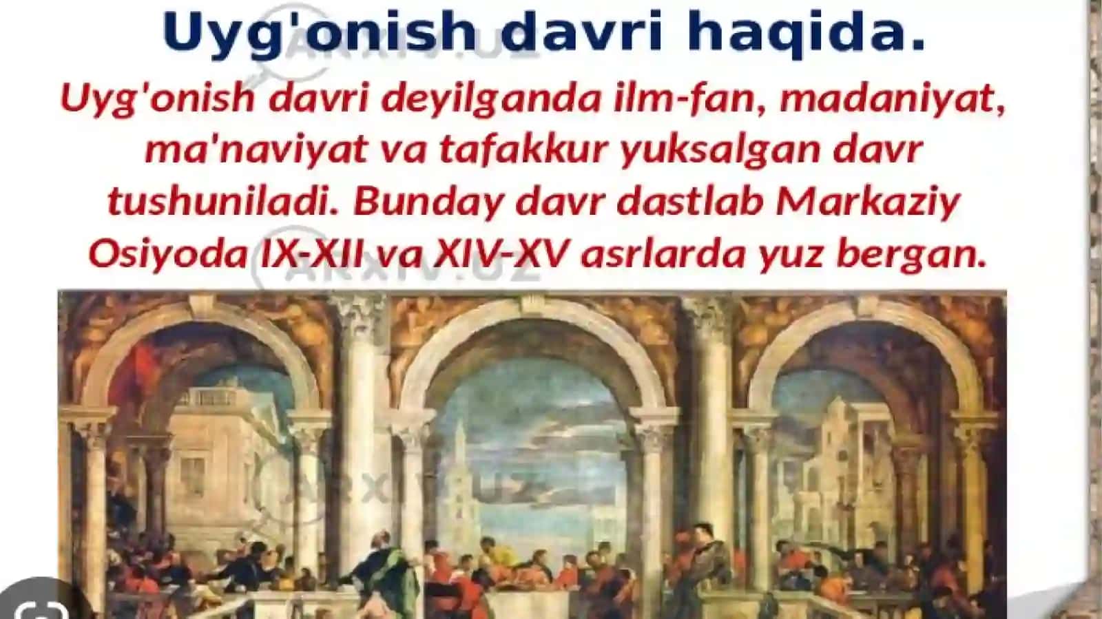 Markaziy osiyo jahon sivilizatsiyalar beshigi fanidan Mustaqil ishi 4