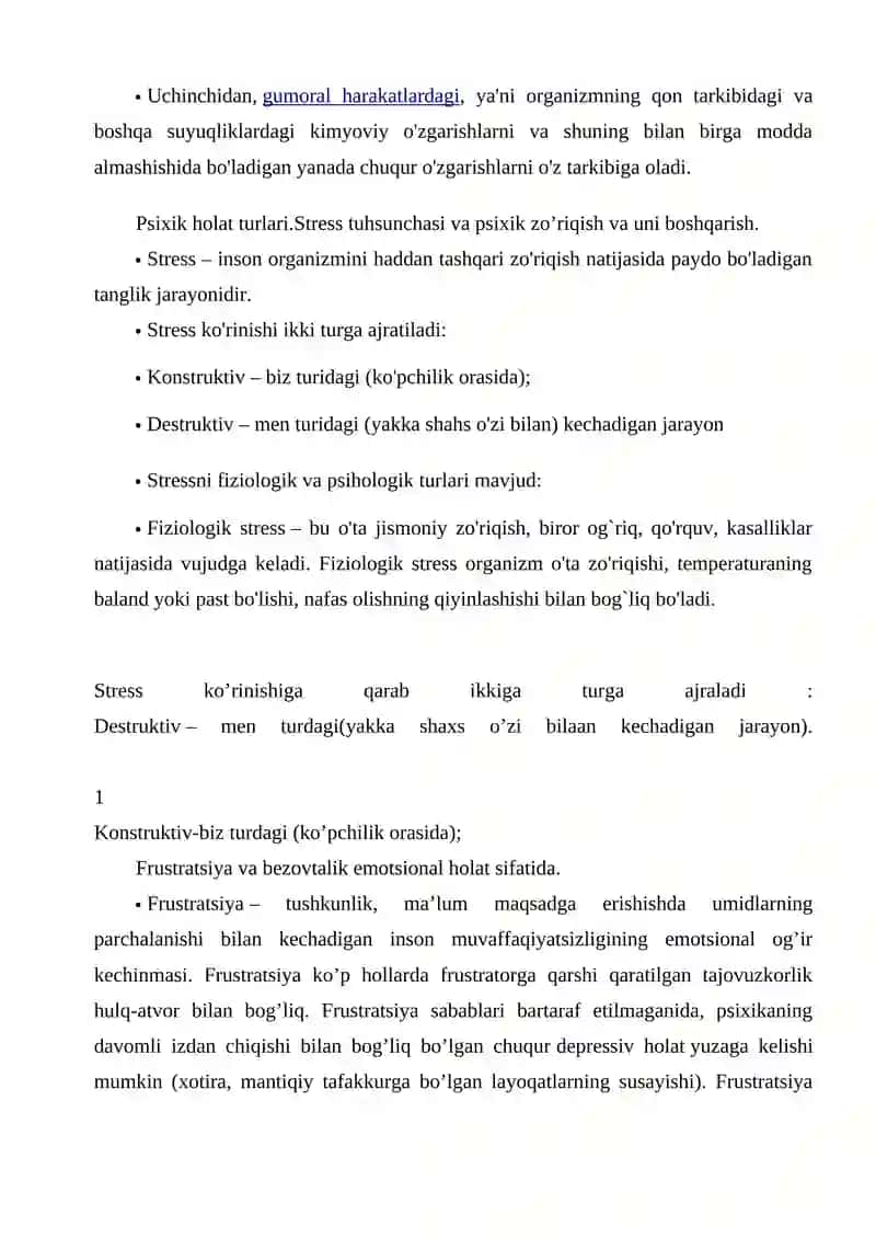 EMOTSIONAL HOLATLARINING PSIXOLOGIK TASNIFI 4