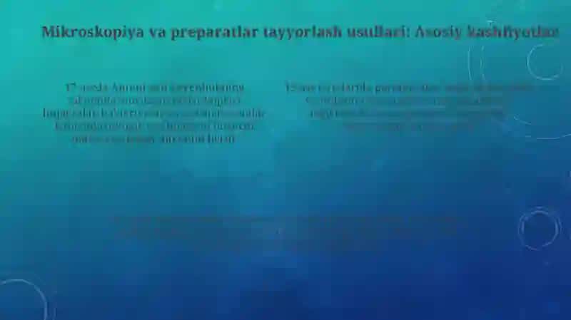 Gistologiya, Sitologiya va Embriologiya Fanlari 4