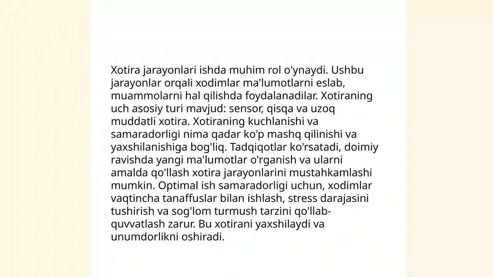 Dikkat va mehnat faoliyati 4