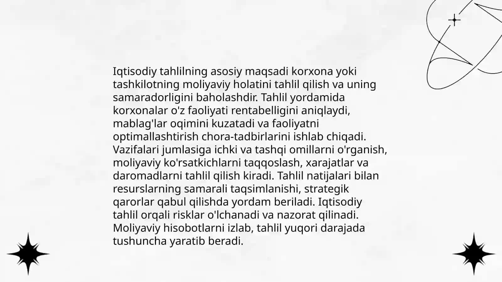 Iqtisodiy tahlilni tashkil etish va uning axborot manbai 4