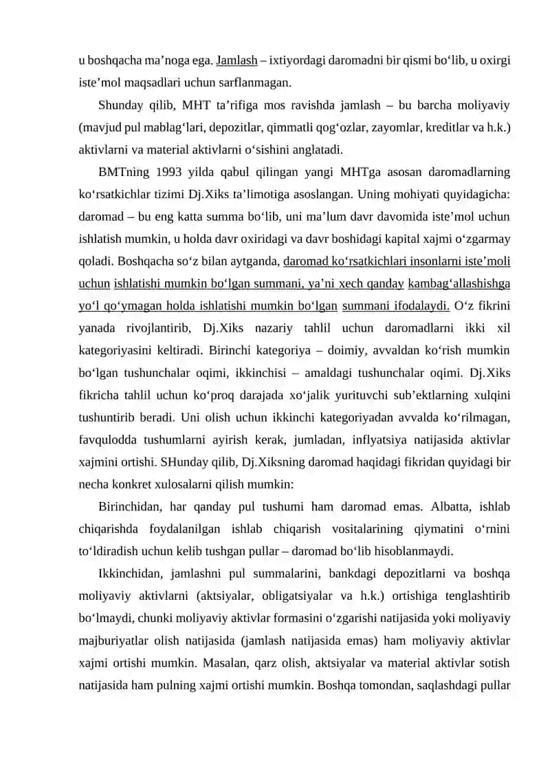 Milliy daromad va milliy hisoblar tizimi 4