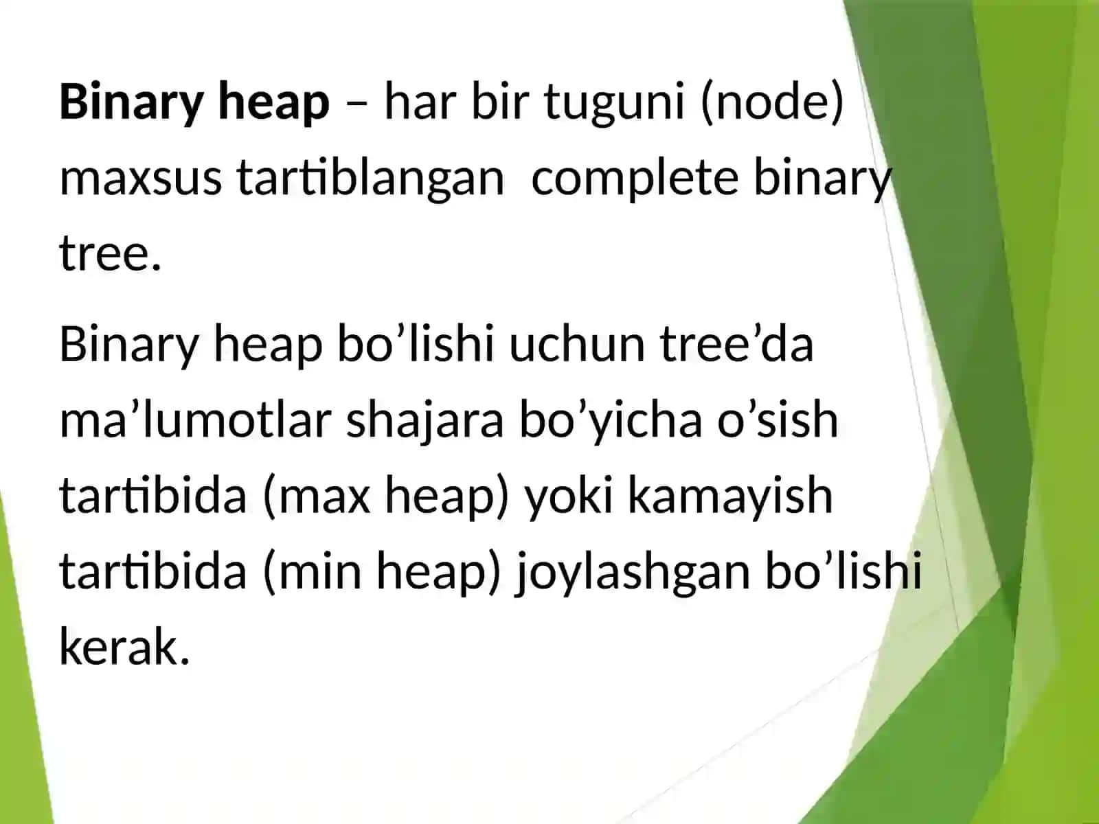 Бинар Дарахтлар 4