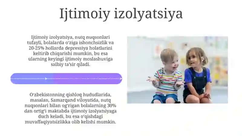 Nutqida kamchiligi bólgan bolalarni ijtimoiy moslashtirish muammolari 4