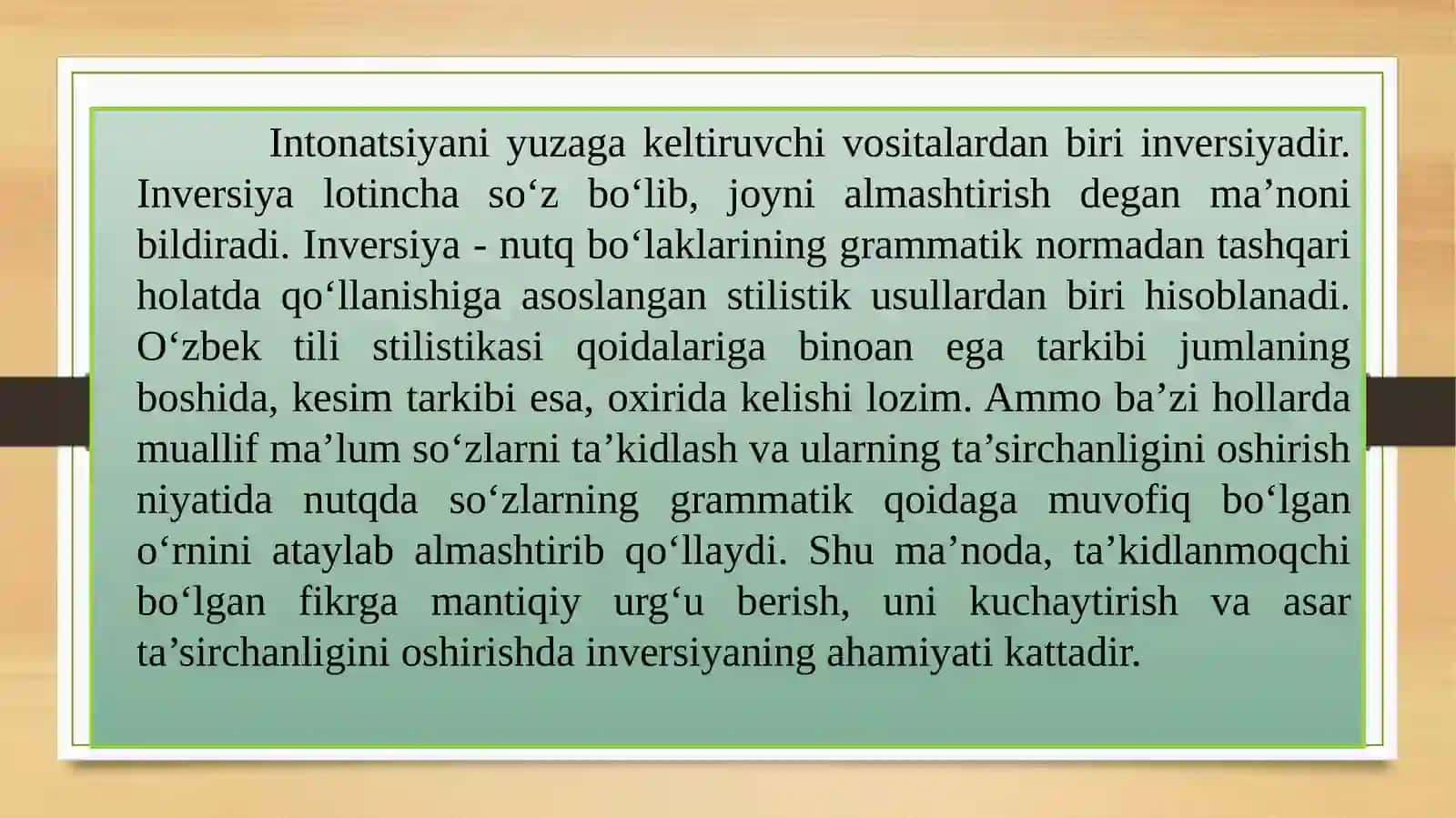 Intonatsiya, temp – ifodali o‘qishning asosiy vositalari 4