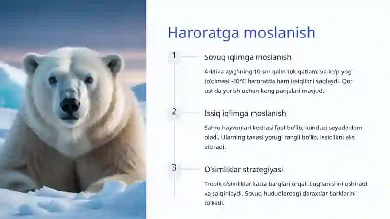 Tirik Organizmlarda Moslanish: Hayotiy Qiyinchiliklarga Qarshi Kurash 4