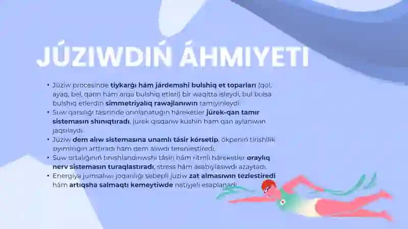 JÚZIW TÚRLERI HAQQINDA TUSINIK JOBASI 4