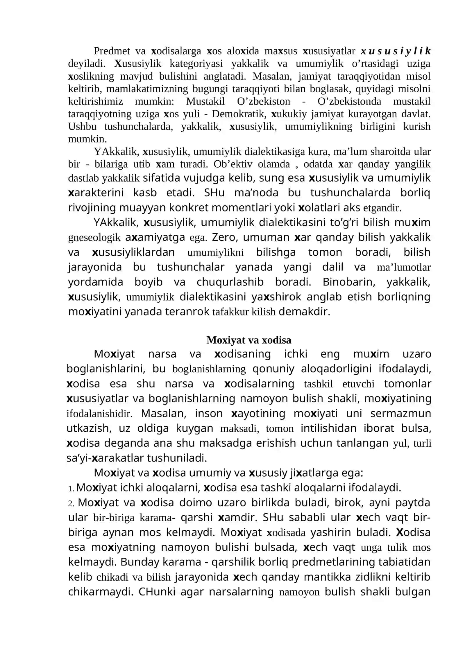 Rivojlanish falsafasi. O`zbekistonnig taraqqiyot strategiyasi 4