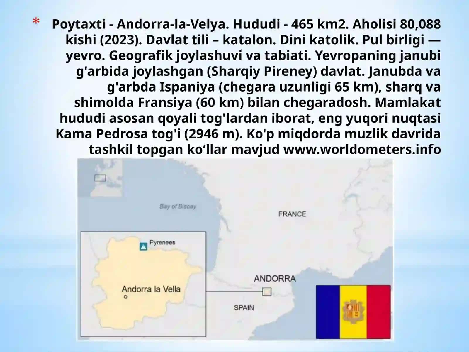 Yevropa mitti davlatlariga umumiy geografik ta'rif 4