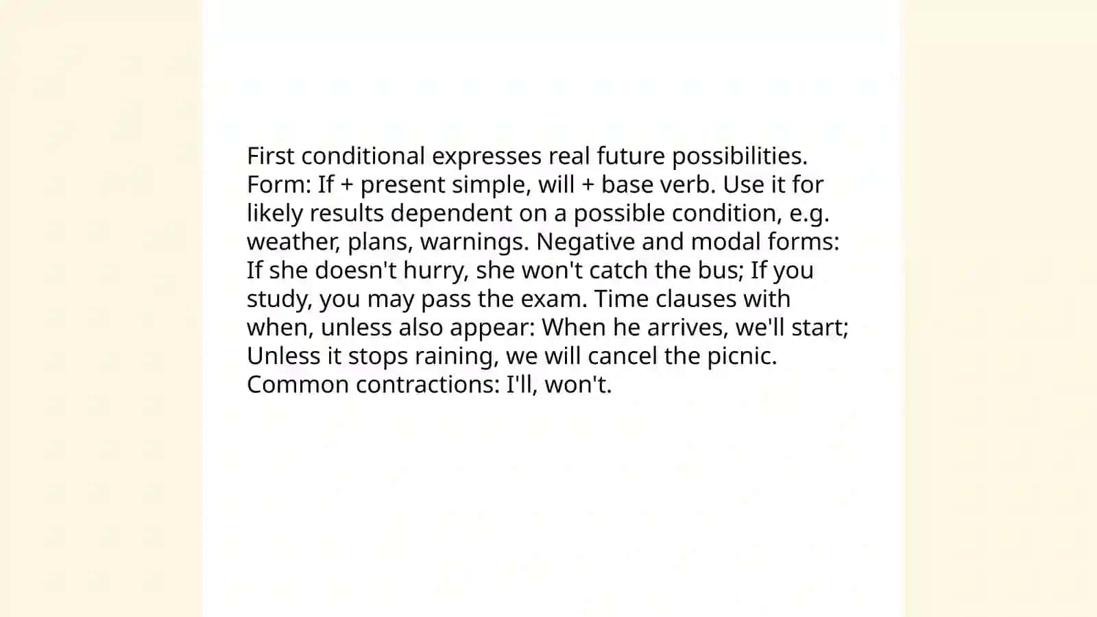 Ingliz tili.Conditionals 4