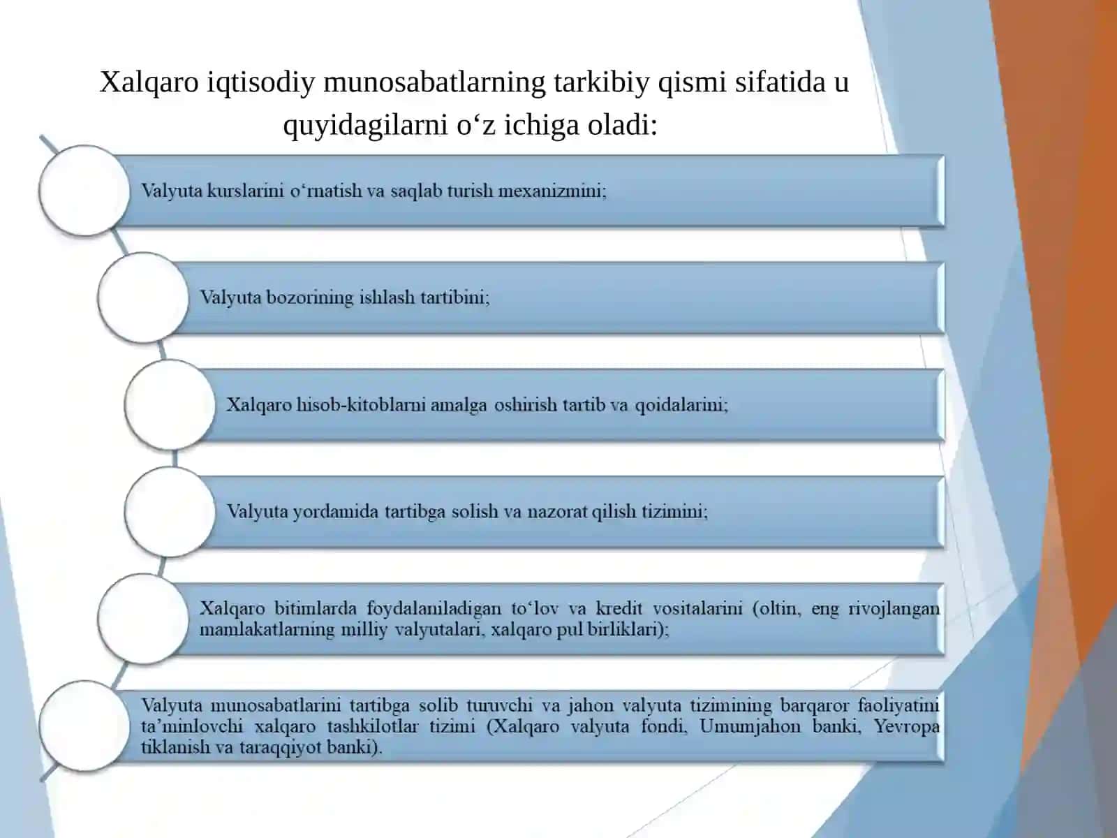 Valuta kursi Makroiqtisodiy siyosatga ta'siri 4