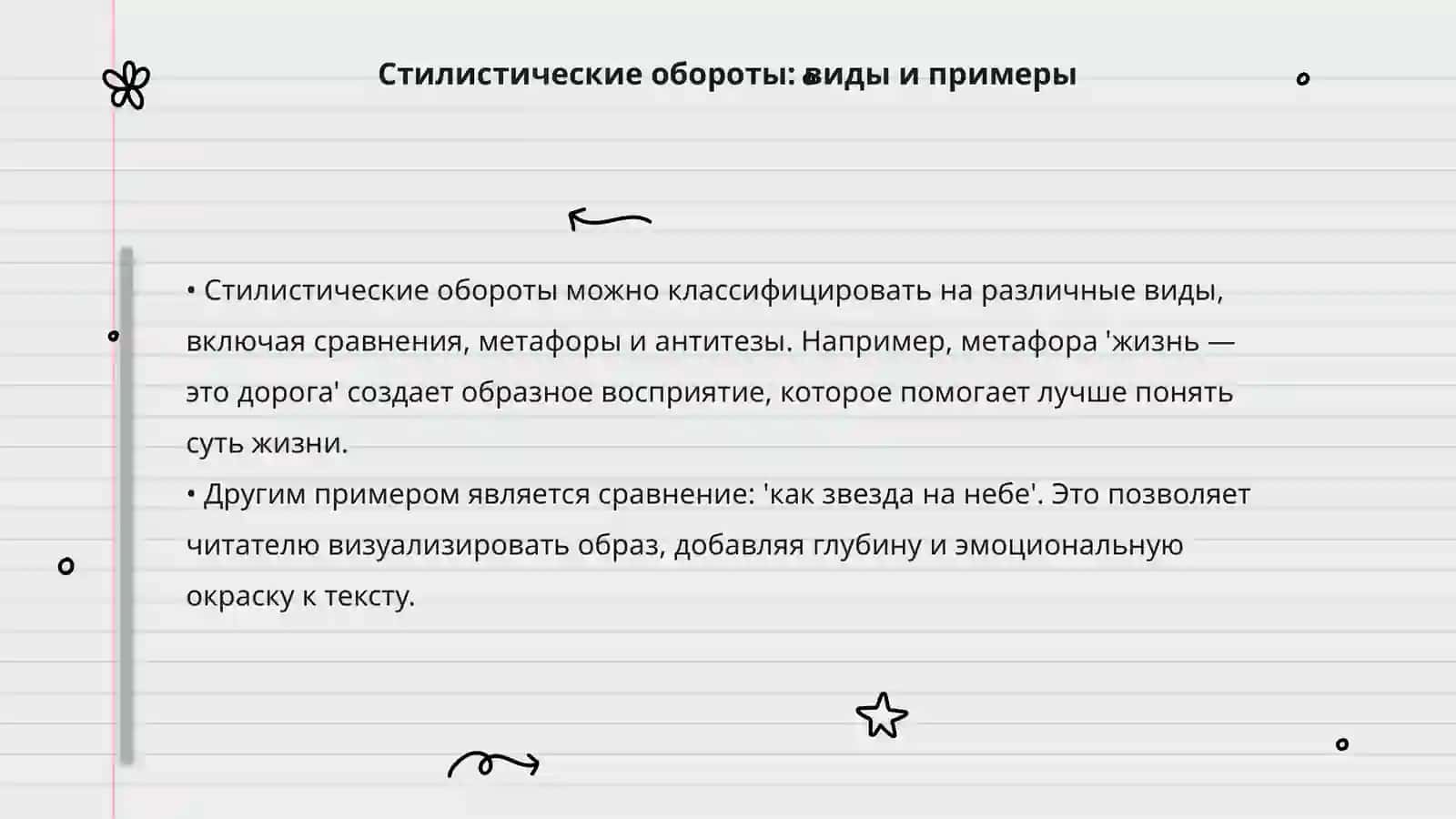 Определение стилистических фигур и их роль 4