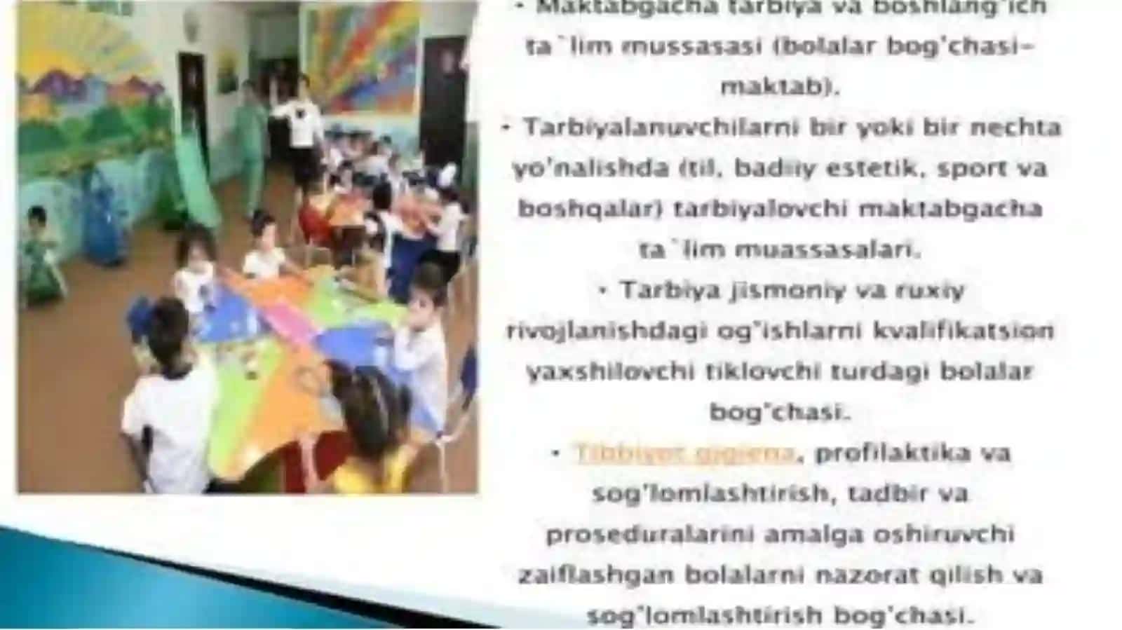 Maktabgacha ta’lim tashkilotlarida rivojlanish muhiti va rivojlanish markazlarining predmetli rivojlanish muhitini qurish 4