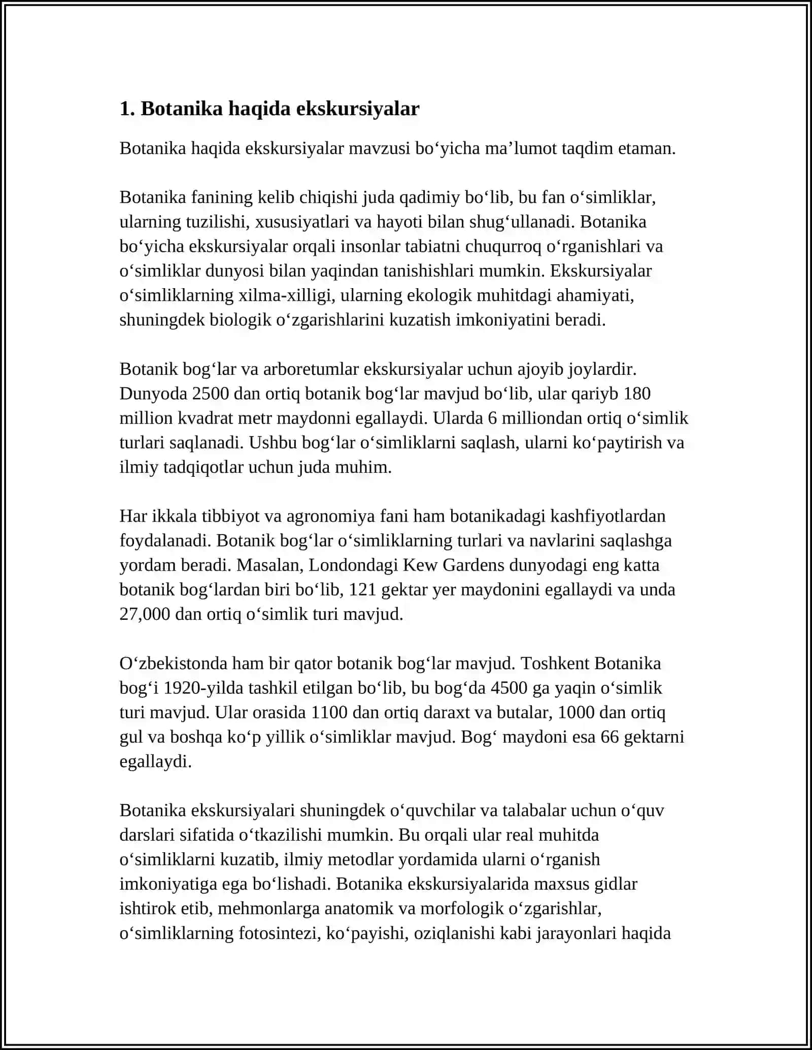 BIOLOGIYA DARSLARIDA SINFDAN TASHQARI ISHLASH 4