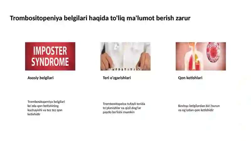 Simptomatik Trombositopeniya Laborator Diagnostikasi 4