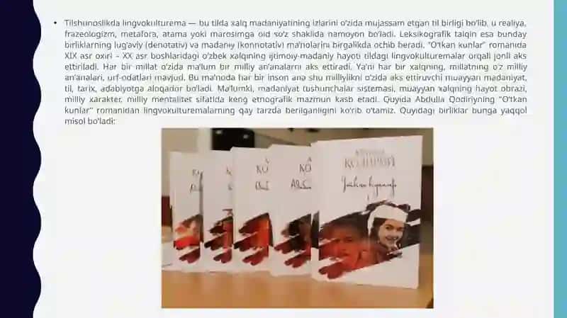 Abdulla Qodiriyning “O‘tkankunlar” romanining lingvostatistik tahlili 4
