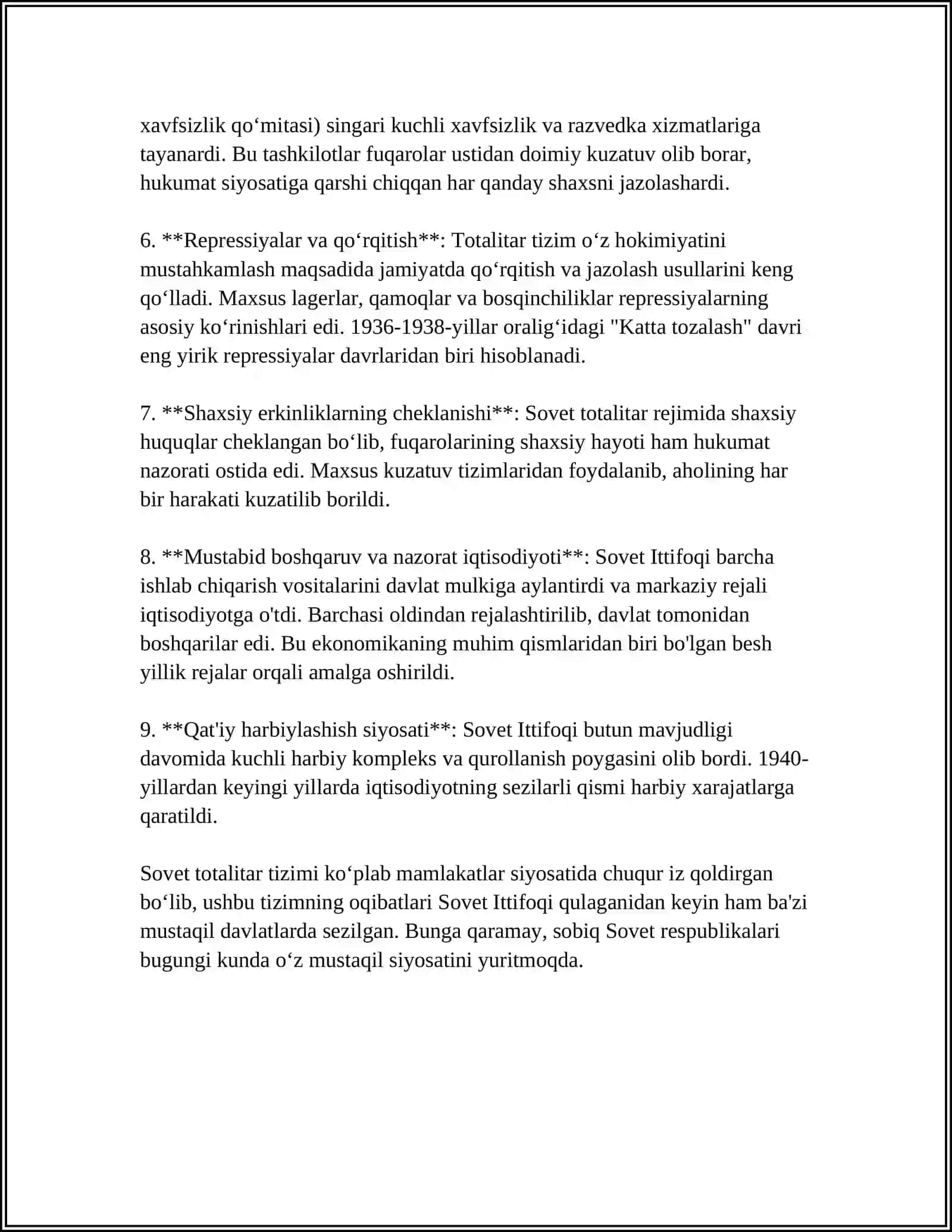 SOVETLARNING QATAG'ON-ZO'RAVONLIK SIYOSATI VA UNI MOHIYATI 4