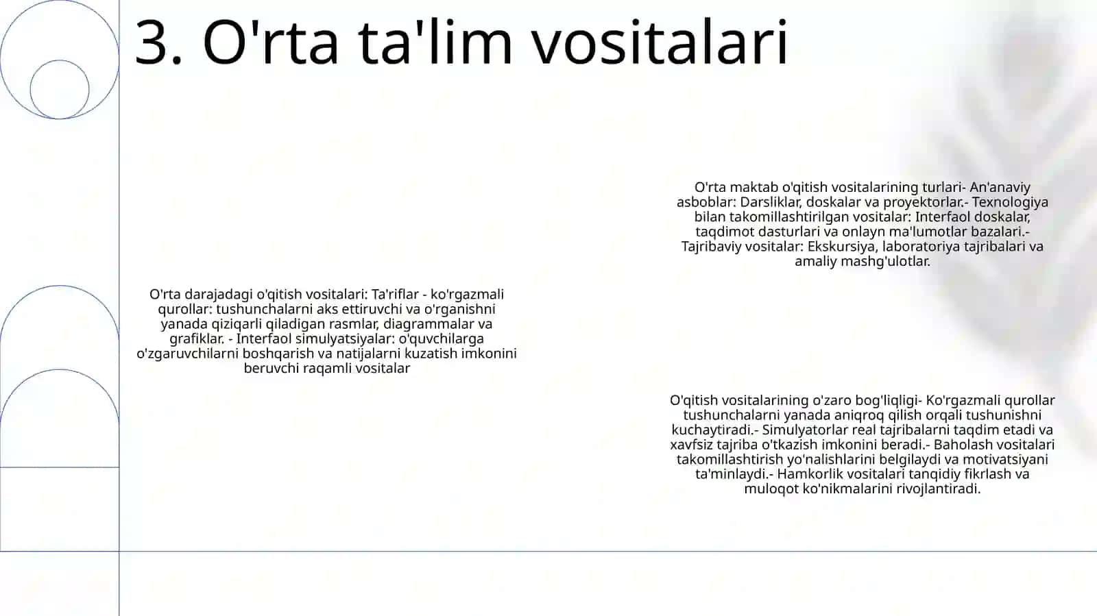 Biologiya OʻQitish Vositalarining Turlari Va Ularning OʻZaro BogʻLiqligi 4