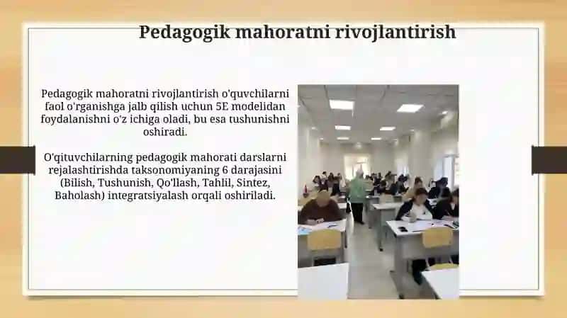 Texnologik ta'lim o'qituvchilarning kompetentligini rivojlantirish 4