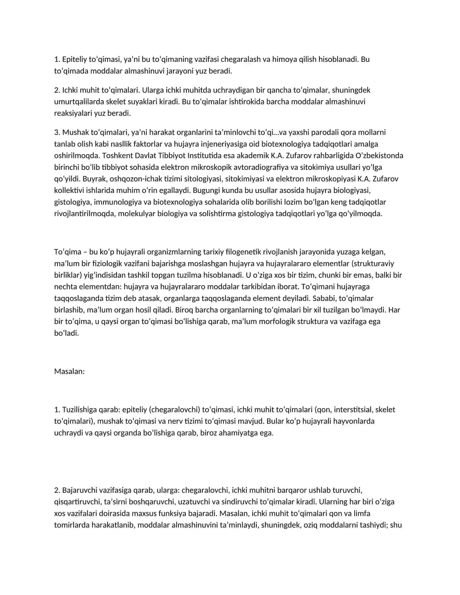 Gistologiya fanining qisqacha rivojlanish tarixi 4