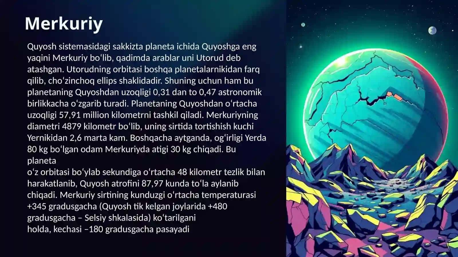 Quyoshsistemasi jismlarning fizik tabiati 4