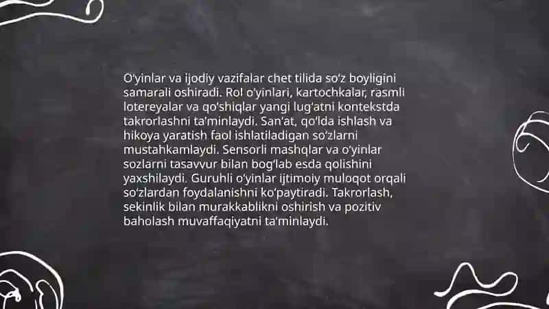 Maktabgacha yoshdagi bolalarda chet tilini oʻrganish 4
