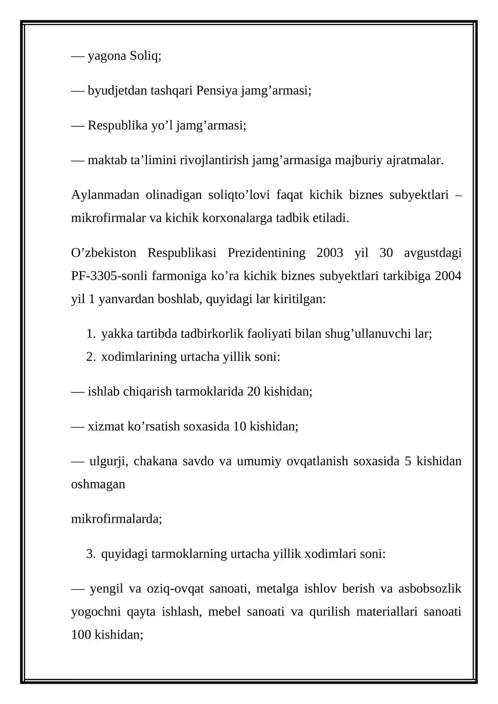 “AYLANMADAN OLINADIGAN SOLIQ TO’LOVCHILAR SOLIQNI HISOBLAB CHIQARISH VA TO’LASH TARTIBI” 4