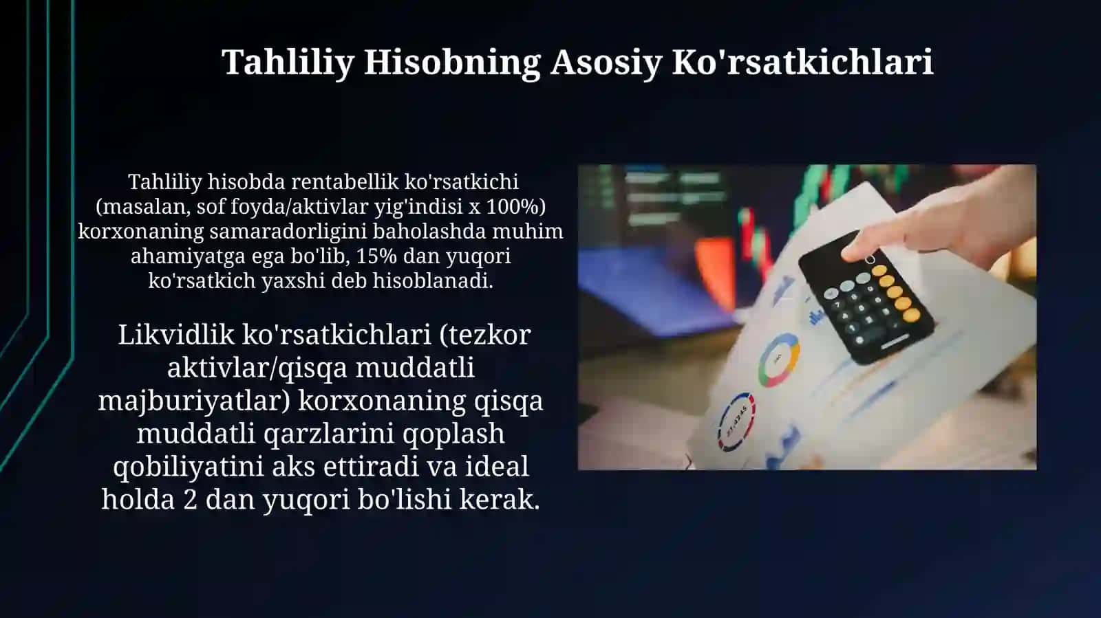 Tahliliy va Sintetik Buxgalteriya Hisobi Umumiy Tushunchasi 4