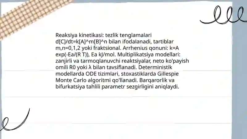 Murakkab kimyoviy jarayonlarni multiplikatsiya qilish va kompyuter darsi dasturiga kiritish 4