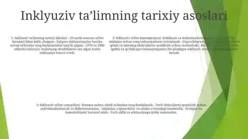 Inklyuziv Ta'lim Konsepsiyasi 4